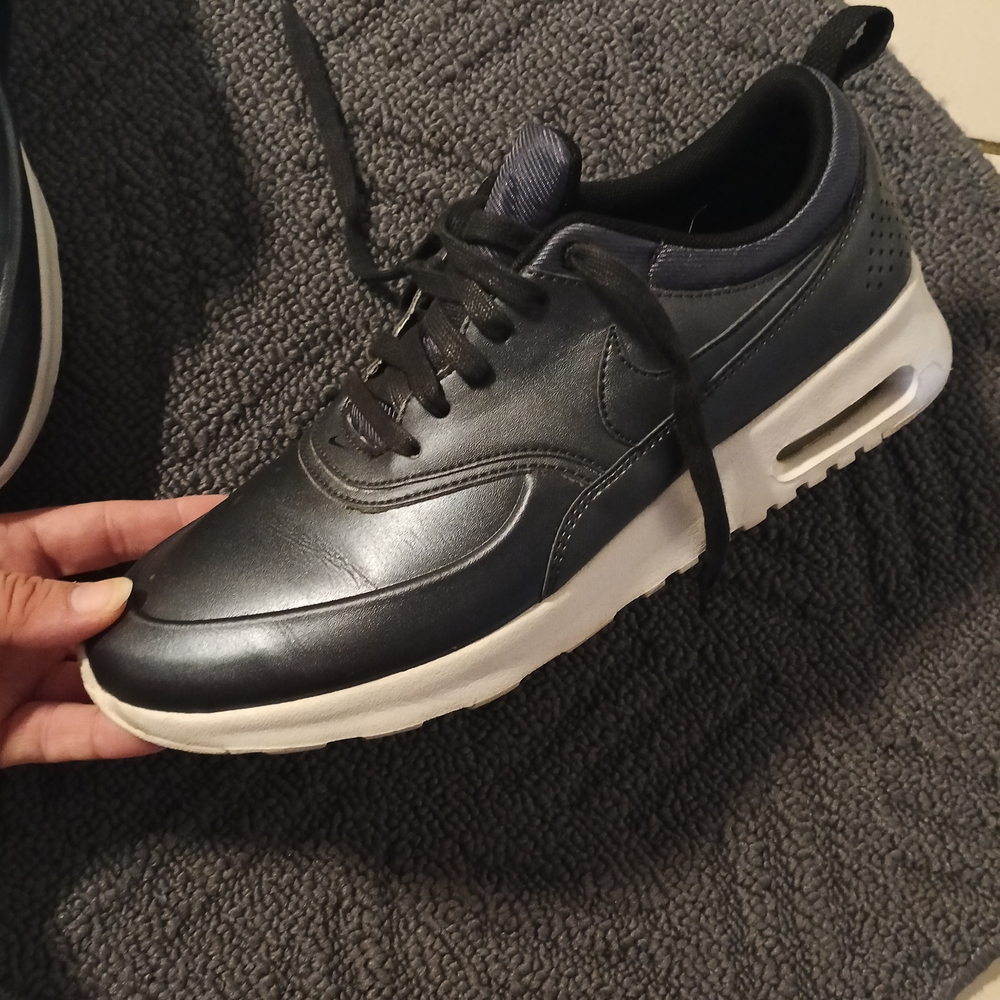 Nike Gunmetal Black with White sole Women’s Sneakers